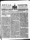 Royal Gazette of Jamaica Saturday 08 July 1826 Page 1