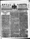 Royal Gazette of Jamaica Saturday 02 September 1826 Page 1