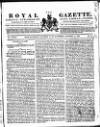 Royal Gazette of Jamaica Saturday 21 October 1826 Page 1