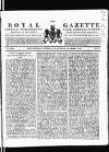Royal Gazette of Jamaica Saturday 03 November 1827 Page 1