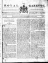 Royal Gazette of Jamaica Saturday 15 August 1835 Page 1