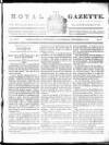 Royal Gazette of Jamaica Saturday 12 September 1835 Page 1