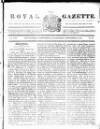 Royal Gazette of Jamaica Saturday 19 September 1835 Page 1