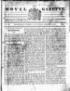 Royal Gazette of Jamaica Saturday 28 November 1835 Page 1