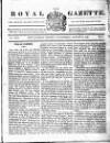 Royal Gazette of Jamaica Saturday 16 January 1836 Page 1