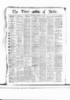 Times of India Saturday 03 January 1863 Page 1