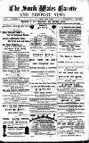 South Wales Gazette Friday 18 March 1892 Page 1