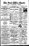 South Wales Gazette Friday 25 January 1895 Page 1