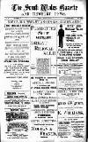 South Wales Gazette Friday 21 January 1898 Page 1