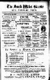 South Wales Gazette Friday 07 December 1906 Page 1