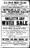 South Wales Gazette Friday 10 January 1908 Page 1