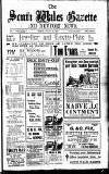 South Wales Gazette Friday 12 January 1923 Page 1