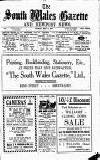 South Wales Gazette Friday 04 May 1928 Page 1