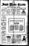 South Wales Gazette Friday 15 February 1929 Page 1