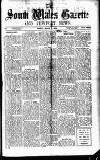 South Wales Gazette Friday 07 March 1930 Page 1