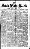 South Wales Gazette Friday 14 March 1930 Page 1