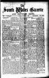 South Wales Gazette Friday 09 January 1931 Page 1