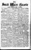 South Wales Gazette Friday 09 February 1934 Page 1