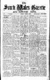 South Wales Gazette Friday 09 March 1934 Page 1