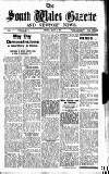 South Wales Gazette Friday 07 May 1937 Page 1