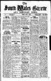 South Wales Gazette Friday 21 May 1937 Page 1
