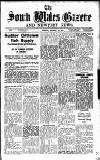 South Wales Gazette Friday 13 August 1937 Page 1