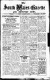 South Wales Gazette Friday 29 October 1937 Page 1