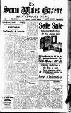 South Wales Gazette Friday 06 January 1939 Page 1