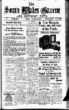 South Wales Gazette Friday 20 January 1939 Page 1