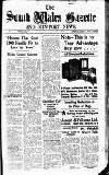 South Wales Gazette Friday 03 February 1939 Page 1