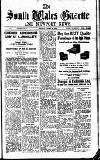 South Wales Gazette Friday 09 June 1939 Page 1