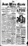 South Wales Gazette Friday 28 July 1939 Page 1