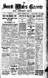 South Wales Gazette Friday 27 October 1939 Page 1
