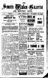 South Wales Gazette Friday 08 December 1939 Page 1
