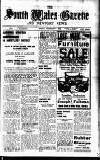 South Wales Gazette Friday 02 February 1940 Page 1