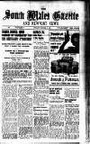 South Wales Gazette Friday 01 March 1940 Page 1