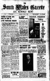 South Wales Gazette Friday 03 May 1940 Page 1