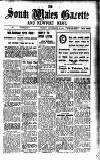 South Wales Gazette Friday 13 September 1940 Page 1