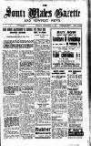 South Wales Gazette Friday 08 November 1940 Page 1