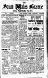 South Wales Gazette Friday 15 November 1940 Page 1