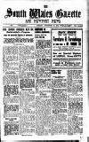 South Wales Gazette Friday 13 December 1940 Page 1