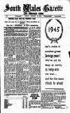 South Wales Gazette Friday 12 January 1945 Page 1