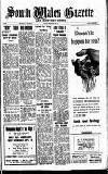 South Wales Gazette Friday 05 September 1947 Page 1