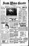 South Wales Gazette Friday 13 January 1950 Page 1