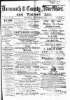Barmouth & County Advertiser Wednesday 21 September 1892 Page 1