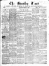 Barnsley Independent Saturday 16 January 1858 Page 1