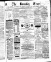 Barnsley Independent Saturday 11 November 1865 Page 1