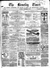 Barnsley Independent Saturday 16 November 1867 Page 1