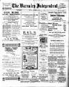 Barnsley Independent Saturday 16 November 1912 Page 1