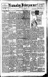 Barnsley Independent Saturday 22 October 1921 Page 1